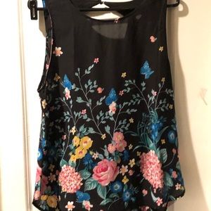 Sleveless Summer Blouse by Meraki  Size XL